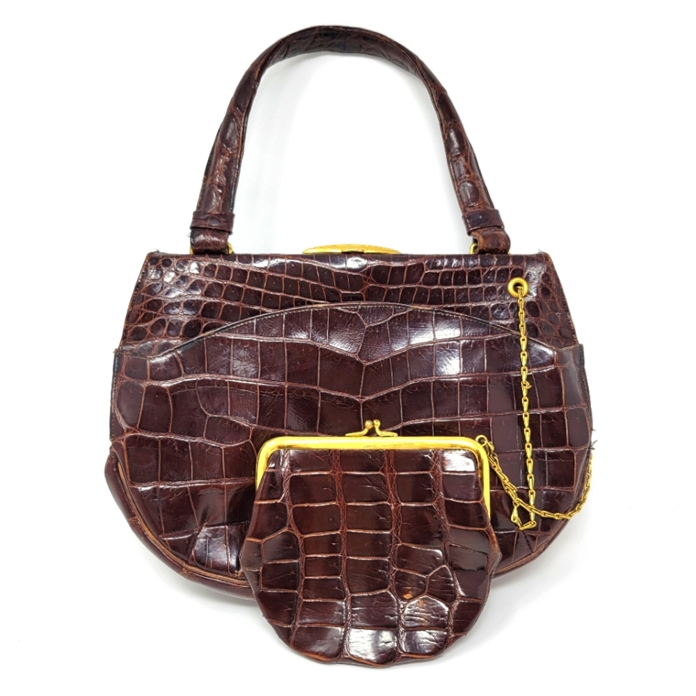Vintage Koret Alligator Skin Purse